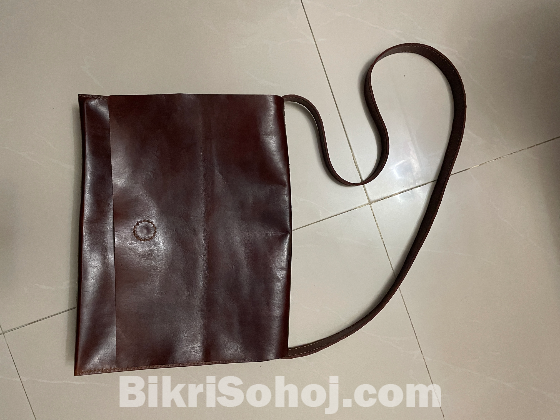 Genuine Leather Hand-crafted Messenger,laptop Bag